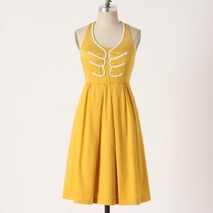 Anthropologie Anchors Aweigh Dress